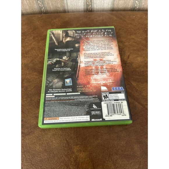 Condemned Criminal Origins xbox 360 SEGA Microsoft - Picture 3 of 6